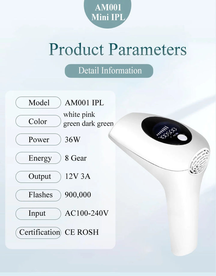 Professional Permanent Laser Depilatory Hair Remover