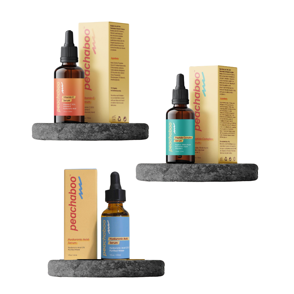 The Radiance Revival Trio - Vitamin C, Hyaluronic Acid & Peptide Complex