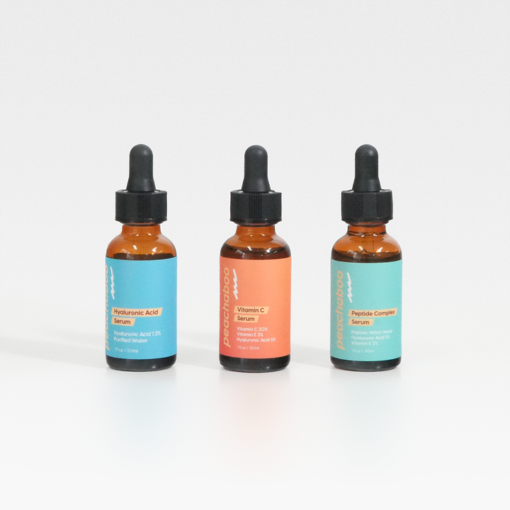 The Radiance Revival Trio - Vitamin C, Hyaluronic Acid & Peptide Complex